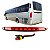 Lanterna Brake Light Ônibus Busscar Rodoviário 24V 6 LED +Conector - Imagem 1