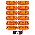 12 Lanterna Vigia Ônibus Caminhão 2 LED Âmbar BIVOLT +Chicote - Imagem 1