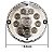 KIT 8 Lanterna Traseira Ônibus Caminhão 155mm 10 LED 24V - Imagem 7