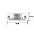2 Lanterna Vigia Placa para Ônibus Caminhão 2 LED BIVOLT CR - Imagem 5