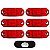 6 Lanterna Vigia Placa para Ônibus Caminhão 2 LED BIVOLT VM - Imagem 1