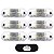6 Lanterna Vigia Placa para Ônibus Caminhão 2 LED BIVOLT CR - Imagem 1