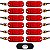 12 Lanterna Vigia Teto Ônibus Caminhão 2 LED BIVOLT VM +Conector - Imagem 1