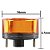 Lanterna Seta Ônibus Caminhão 70mm 4 Led AM BIVOLT +Conector - Imagem 3