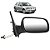 Retrovisor Gol 4 Portas 1999 2000 2001 02 03 04 05 06 07 08 Com Controle - Imagem 5