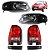 KIT Farol Lanterna Moldura Gol G4 2005 06 07 a 14 Máscara Negra - Imagem 1