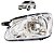 KIT Farol Lanterna Corsa Classic 2011 2012 2013 2014 2015 2016 Cromado - Imagem 4