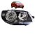 Farol Palio 2004 2005 06 a 2016 Máscara Negra Aro Cromado - Imagem 5
