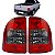 KIT Farol Lanterna Siena 2004 2005 2006 2007 Máscara Negra Aro Cromado FUMÊ - Imagem 5