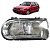 PAR Farol Lanterna Gol 1995 1996 1997 1998 1999 G2 Cromado CR - Imagem 8