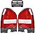 PAR Lanterna Traseira VW Gol G3 1999 2000 2001 2002 2003 2004 2005 Cristal - Imagem 1