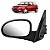PAR Retrovisor Gol G2 1995 1996 1997 1998 1999 2 Portas Sem Controle - Imagem 3