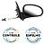 Retrovisor Gol Parati G2 1995 1996 1997 1998 4 Portas Com Controle - Imagem 7