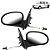 Retrovisor Gol Parati G2 1995 1996 1997 1998 4 Portas Com Controle - Imagem 1
