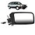 PAR Retrovisor Gol Parati Saveiro 1987 1988 1989 a 1994 Com Controle - Imagem 2