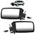 PAR Retrovisor Gol Parati Saveiro 1987 1988 1989 a 1994 Com Controle - Imagem 1
