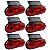 6 Lanterna Lateral Caminhão Carreta Facchini LED VM +Suporte - Imagem 1