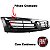 Grade Palio Fire Economy 2014 15 16 17 Preta Frisos Cromada +Emblema - Imagem 2