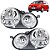 Farol Polo Hatch e Sedan 2003 2004 2005 2006 Cromado - Imagem 1