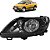 PAR Farol Saveiro G5 2009 2010 2011 2012 FOCO Duplo Máscara Negra - Imagem 6