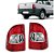 KIT Farol Lanterna Strada 1996 1997 1998 1999 2000 G1 PC Cromado - Imagem 6