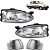PAR Farol Lanterna Siena 1996 1997 1998 1999 2000 G1 PC Cromado - Imagem 1