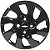 JG 4 Calota Corsa Aro 13 Black Piano com Emblema - Imagem 4