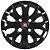 JG 4 Calota Palio Fire Economy Flex Aro 13 Black Piano com Emblema - Imagem 4