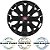 JG 4 Calota Palio Fire Economy Flex Aro 13 Black Piano com Emblema - Imagem 3