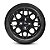 JG 4 Calota KA + KA Sedan 2015 2016 2017 2018 Aro 14 Black Piano com Emblema - Imagem 2