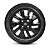 JG 4 Calota Argo 2017 2018 2019 2020 Aro 14 Black Piano com Emblema - Imagem 2