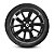 JG 4 Calota Sandero 2014 15 16 17 18 19 20 Aro 14 Black Piano com Emblema - Imagem 2
