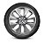 JG 4 Calota Gol G5 2008 09 10 11 12 Aro 14 Prata Metálico com Emblema - Imagem 3