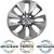 JG 4 Calota Gol G5 2008 09 10 11 12 Aro 14 Prata Metálico com Emblema - Imagem 4