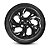 JG 4 Calota HB20 2020 Aro 15 Black Piano com Emblema - Imagem 2