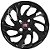 JG 4 Calota Uno Attractive 2015 2016 Aro 14 Black Piano com Emblema - Imagem 4