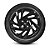 JG 4 Calota HB20 2022 2023 Aro 15 Black Piano com Emblema - Imagem 2