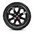 JG 4 Calota Strada 2014 15 16 Aro 14 Black Piano com Emblema - Imagem 2