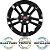 JG 4 Calota Argo Aro 14 Black Piano com Emblema - Imagem 3