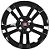 JG 4 Calota Argo Aro 14 Black Piano com Emblema - Imagem 4