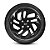 JG 4 Calota HB20 Aro 14 Black Piano com Emblema - Imagem 3