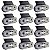 12 Lanterna Lateral Caminhão Carreta Facchini LED CR +Suporte - Imagem 1