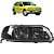 Farol Gol G3 1999 2000 2001 a 2005 Máscara Negra Foco Duplo - Imagem 3