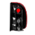 KIT Farol Lanterna Saveiro G3 1999 2000 2001 a 2005 Máscara Negra Foco Duplo - Imagem 9