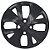 JG 4 Calota Polo Track 2023 2024 Aro 15 Black Fosco com Emblema - Imagem 5