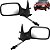 Retrovisor Uno Fire 2 Portas 2001 a 2005 Com Controle - Imagem 1