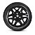 JG 4 Calota Kwid Aro 14 Black Piano com Emblema - Imagem 2