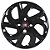 JG 4 Calota Palio 2004 a 2016 Aro 14 Black Piano com Emblema - Imagem 4