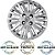 JG 4 Calota Gol Power G5 2009 10 11 Aro 14 Prata Metálico com Emblema - Imagem 3