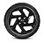 JG 4 Calota HB20 2024 25 Aro 14 Black Piano com Emblema - Imagem 2